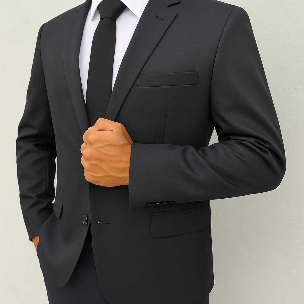 Paletó Masculino Slim 2 Botões Corte Italiano Oxford | Shopee Brasil