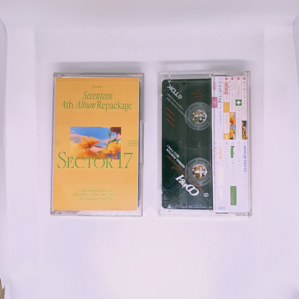 Fita K7 álbum kpop SEVENTEEN | Shopee Brasil