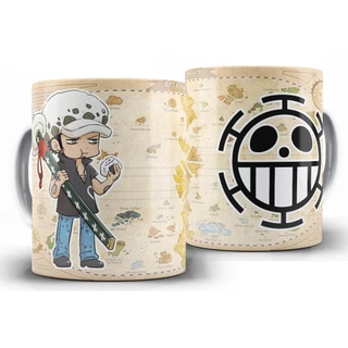Caneca Anime - One Piece Chibi - Piratas Heart - Trafalgar Law #1