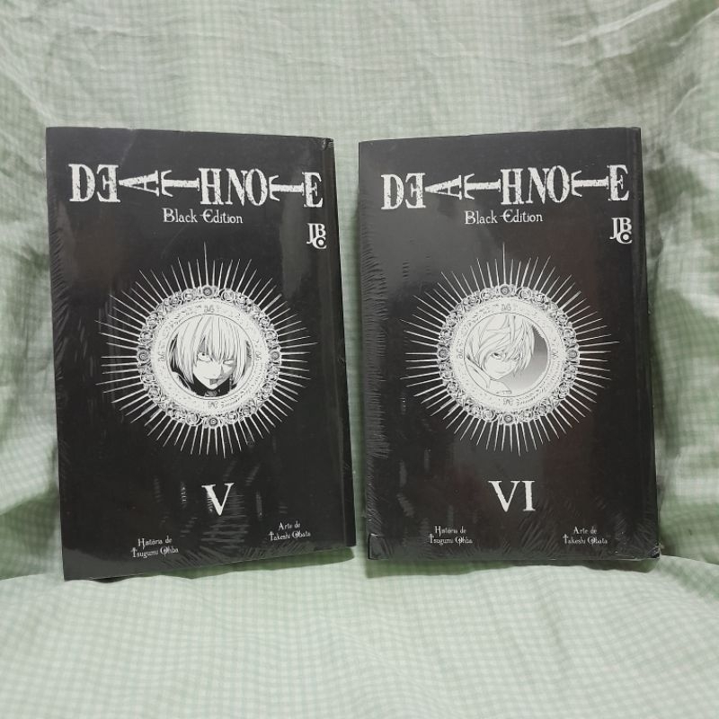Mangás Death Note Black Edition Volumes 5 e 6 (Novos, Lacrados ...