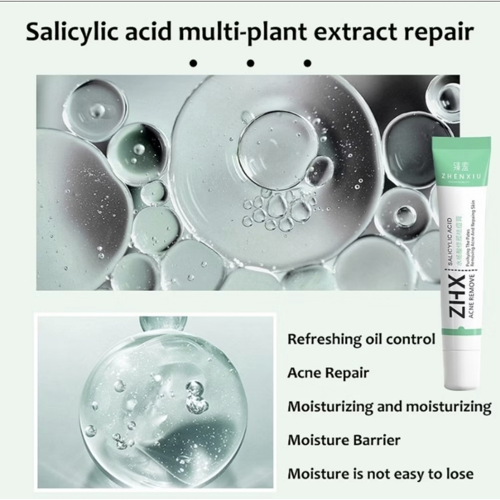 Creme Antiacne ZHX ZHENXIU com Ácido Salicílico e Extratos