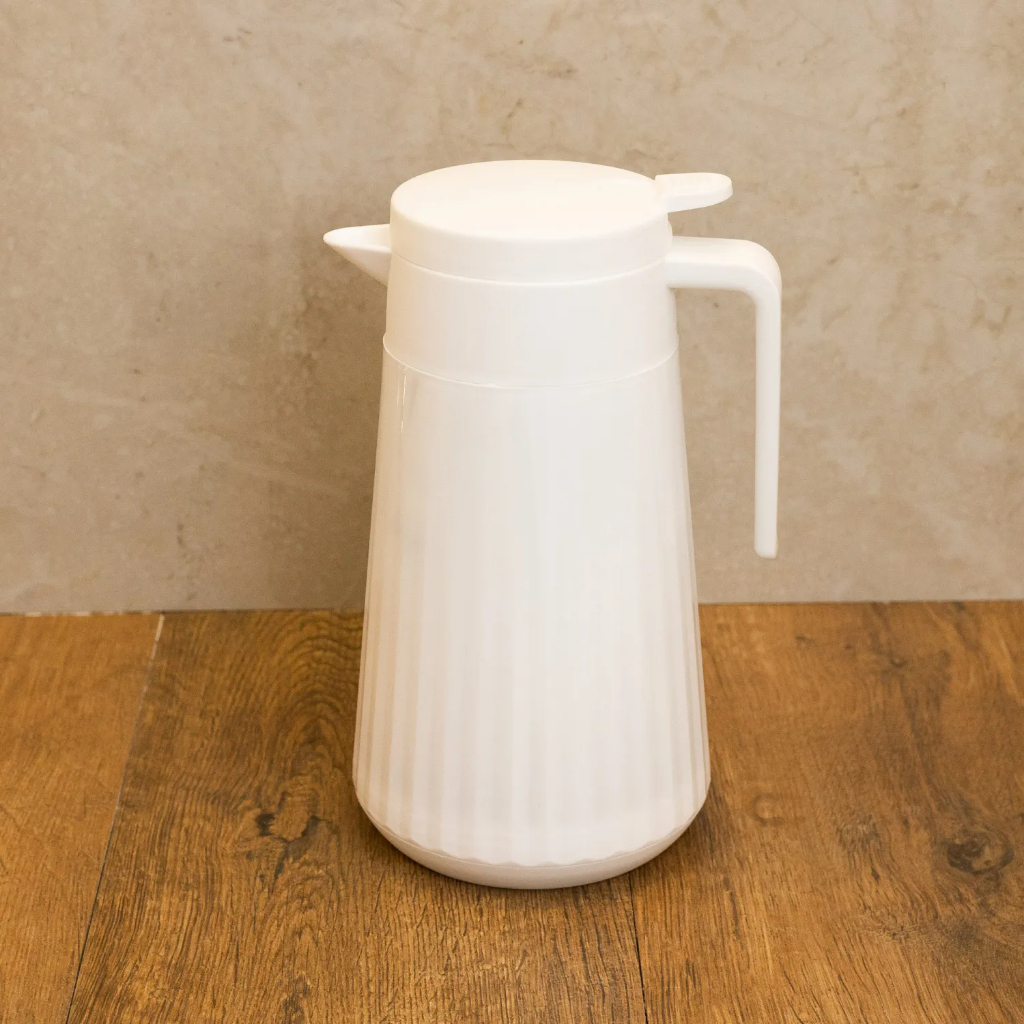 Garrafa Térmica de Plástico Unique Branca 1L - Lyor