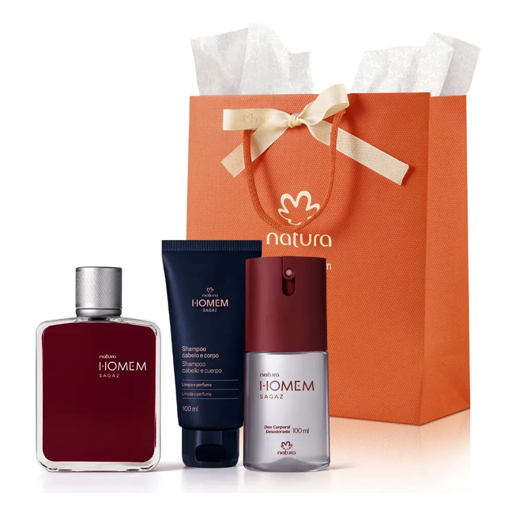 Kit Presente Natura Homem Sagaz – Colônia 100ml + Desodorante 100ml ...