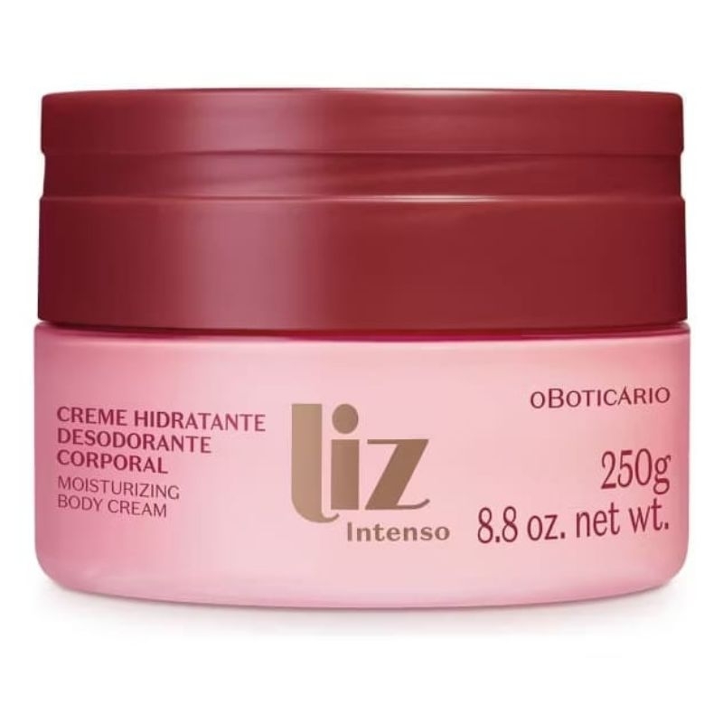 Creme hidratante Liz intenso 250g Boticário em Oferta na Shopee