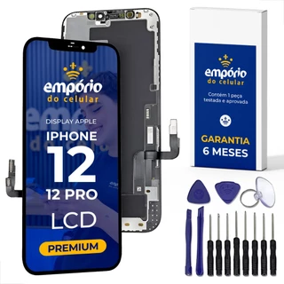 Tela Iphone 12 12 Pro Compatível Apple Display Aro Frontal Empório do Celular Premium + Kit ferramentas em Oferta na Shopee