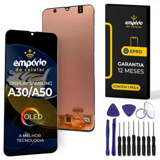 Tela A30 A50 Galaxy Compatível Samsung Display Amoled Frontal Empórido do Celular Pro + Kit ferramentas em Oferta na Shopee