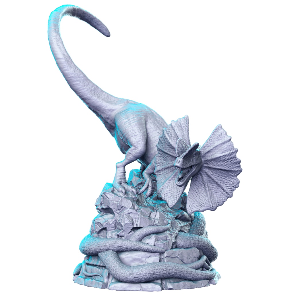 Miniaturas Jurassic Park para Zombicide, Rpg, D&d (RN Estudio