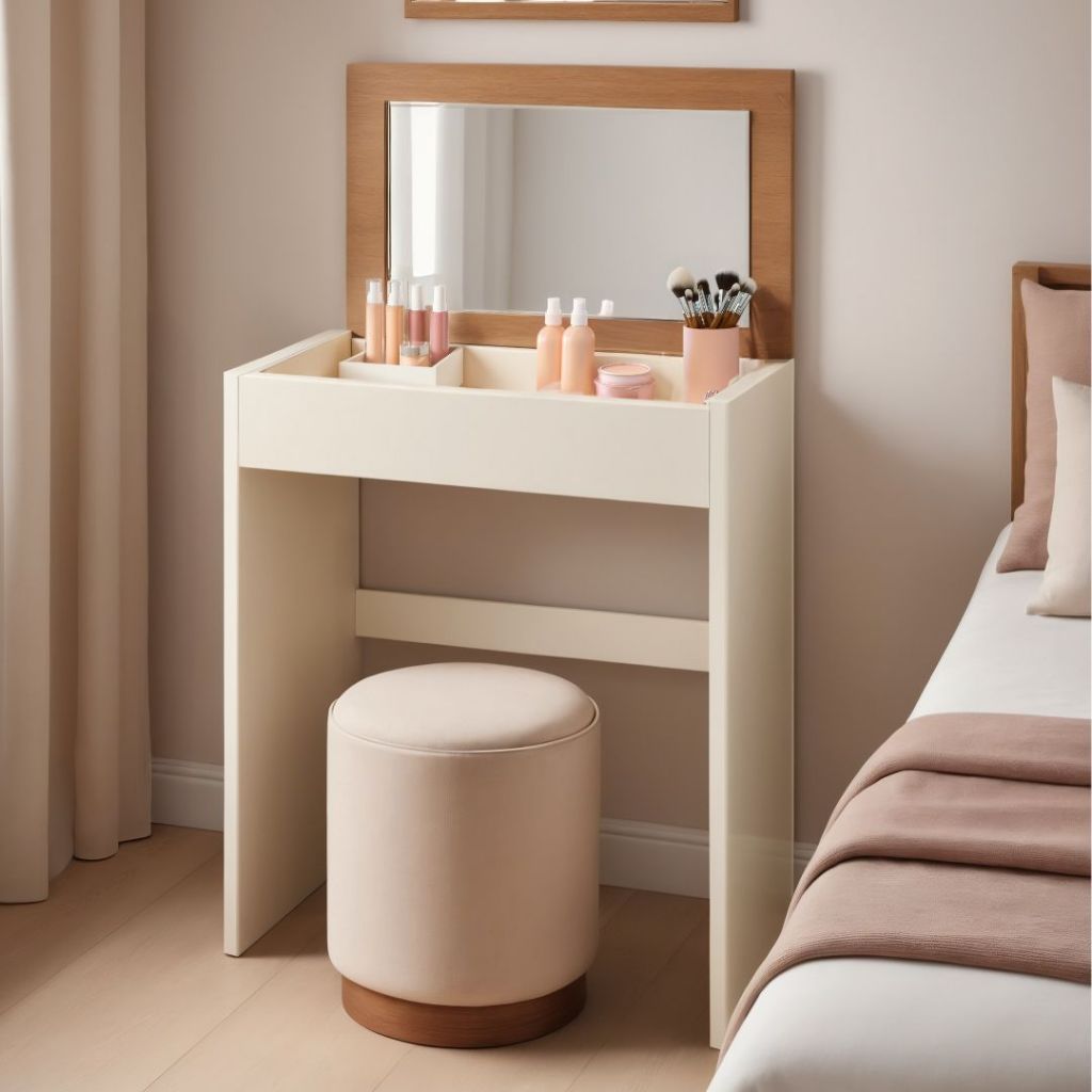 Penteadeira Com Espelho Multiuso Quarto Camarim Maquiagem