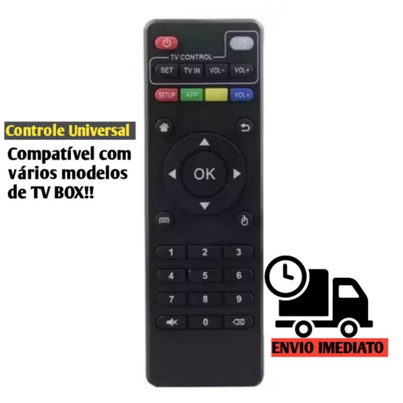 Controle Remoto Universal para Smart Box – Compatível com Vários ...