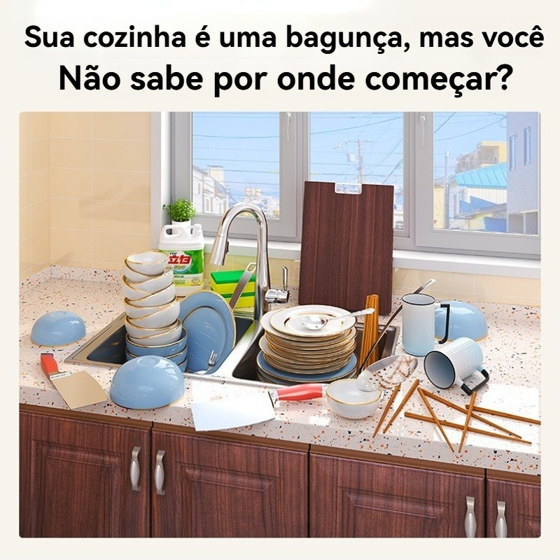 Prateleira de cozinha de aço inoxidável para pia, escorredor de pratos, prateleira de cozinha, organizador de cozinha