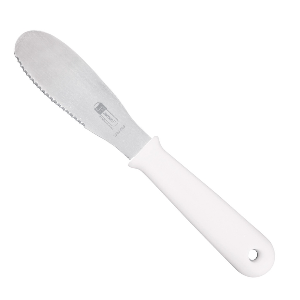 Espátula Serrilhada Multiuso Cabo Branco 18cm – James.F