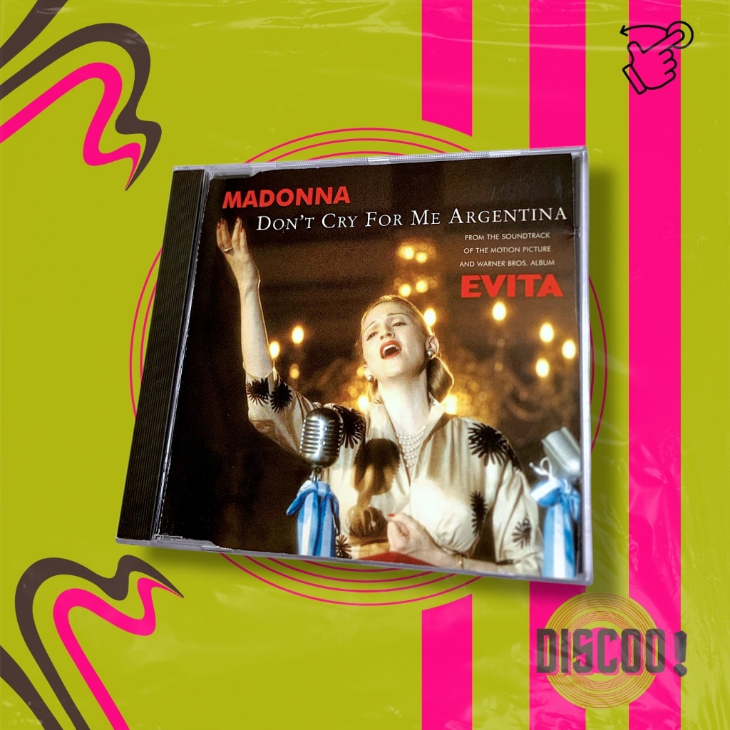 CD SINGLE Madonna | Don't Cry For Me Argentina [from the soundtrack of ...
