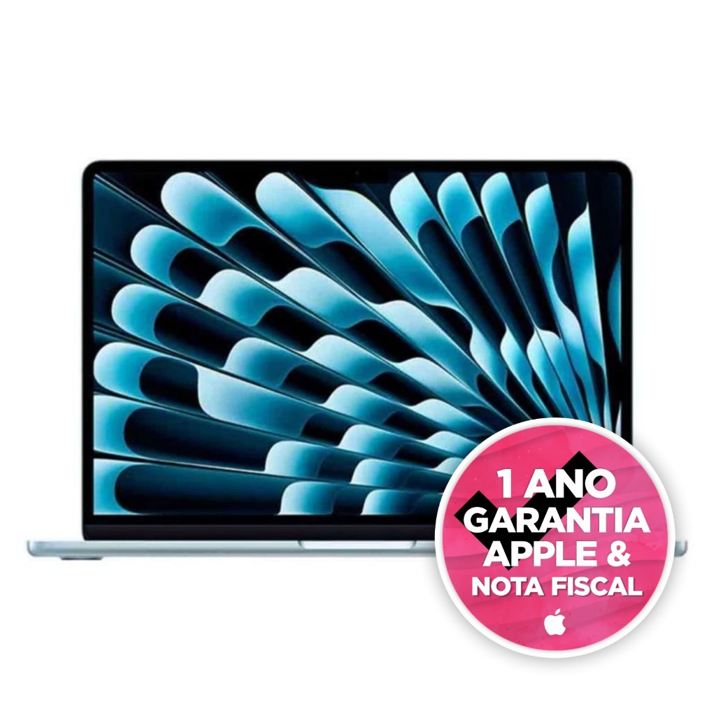MacBook Air M4 13” 256GB e 512GB Novo Lacrado NF + 1 Ano de Garantia Apple