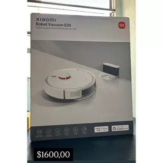 Robô Aspirador Inteligente Xiaomi Mi Robot Vacuum S20+ Plus Versão Global Aspira e Passa Pano