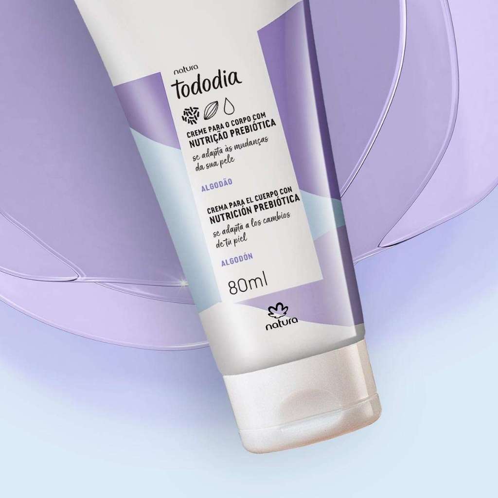 Creme para o Corpo Natura Tododia Algodão | Shopee Brasil