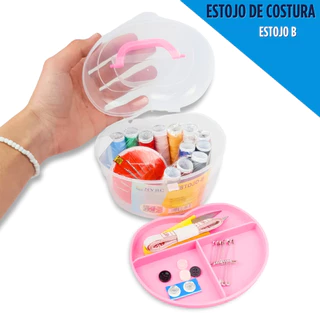 Kit Costura Com 47 Peças Estojo Maleta Completa B - Mazzal em Oferta na Shopee