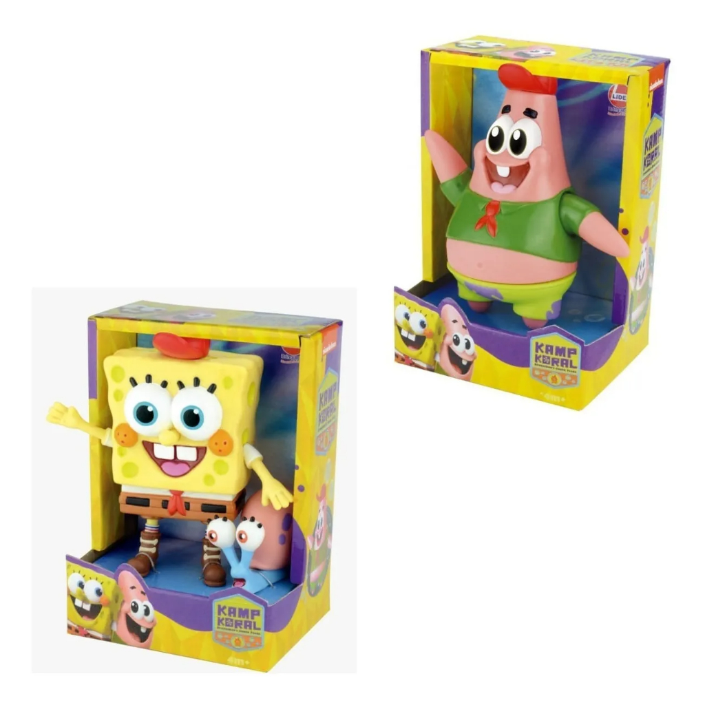 Kit Bonecos Bob Esponja, Patrick E Gary - Lider | Shopee Brasil