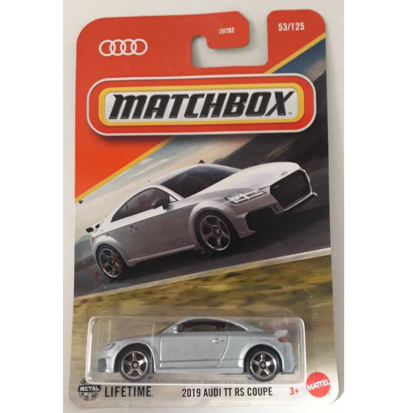 2019 Audi TT RS Coupê - 2025 - Prata - Matchbox - Mattel - Lote F