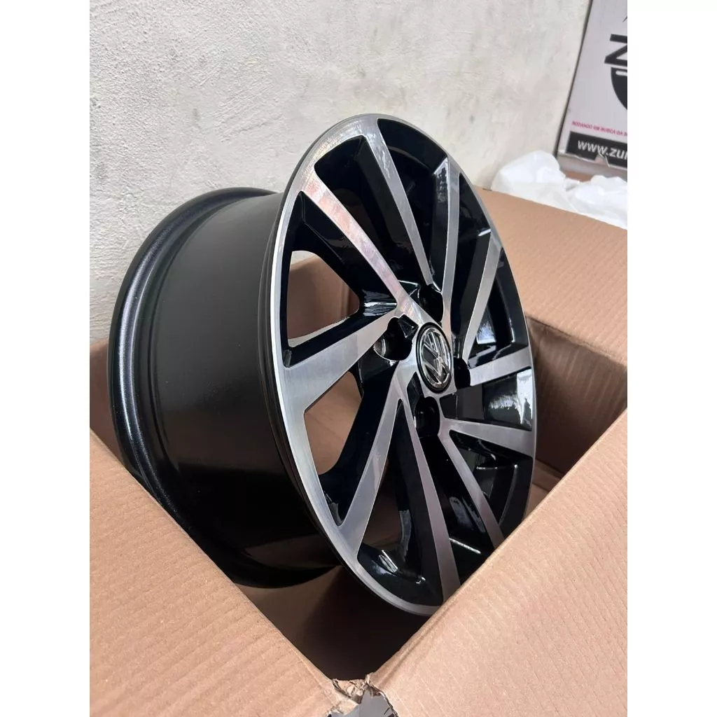 Jogo de Rodas Aro 14 Vw 4x100 R-seven Zunky Zk780 Gol Parati