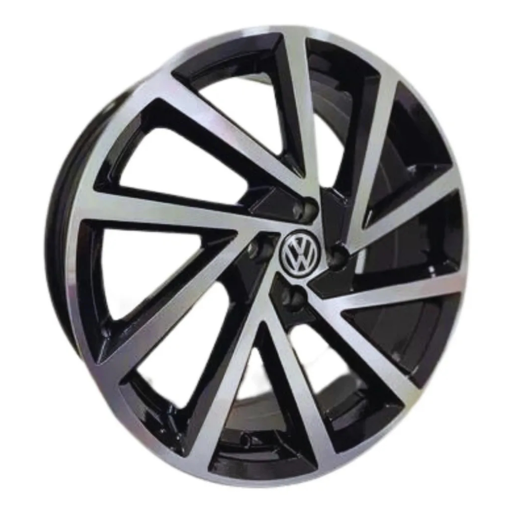 Jogo de Rodas Aro 14 Vw 4x100 R-seven Zunky Zk780 Gol Parati