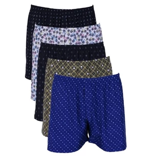 Kit com 5 Shorts Samba Canção Pijama Masculino em Malha Fria Liganete estampas sortidas em Oferta na Shopee