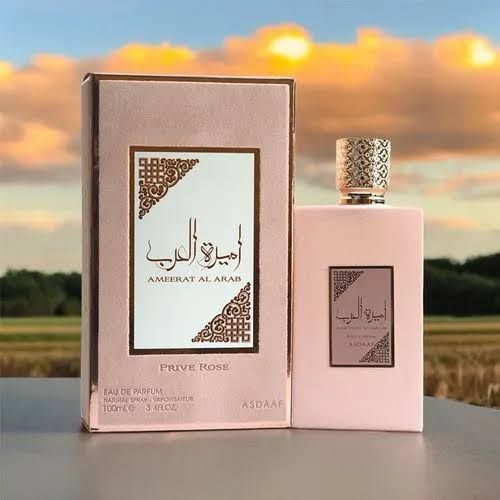 Ameerat Al Arab Prive Rose Asdaaf 100 ml Perfume Feminino Árabe