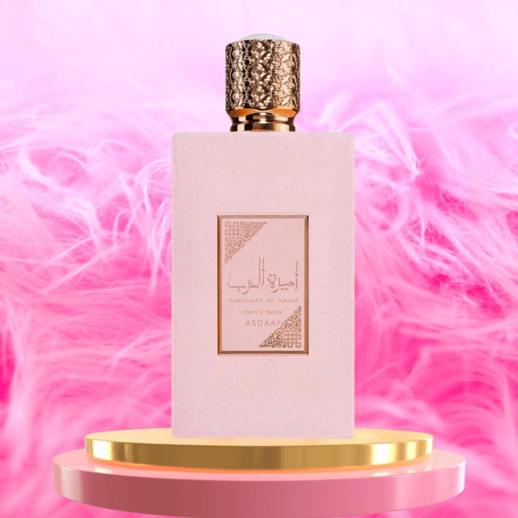 Ameerat Al Arab Prive Rose Asdaaf 100 ml Perfume Feminino Árabe