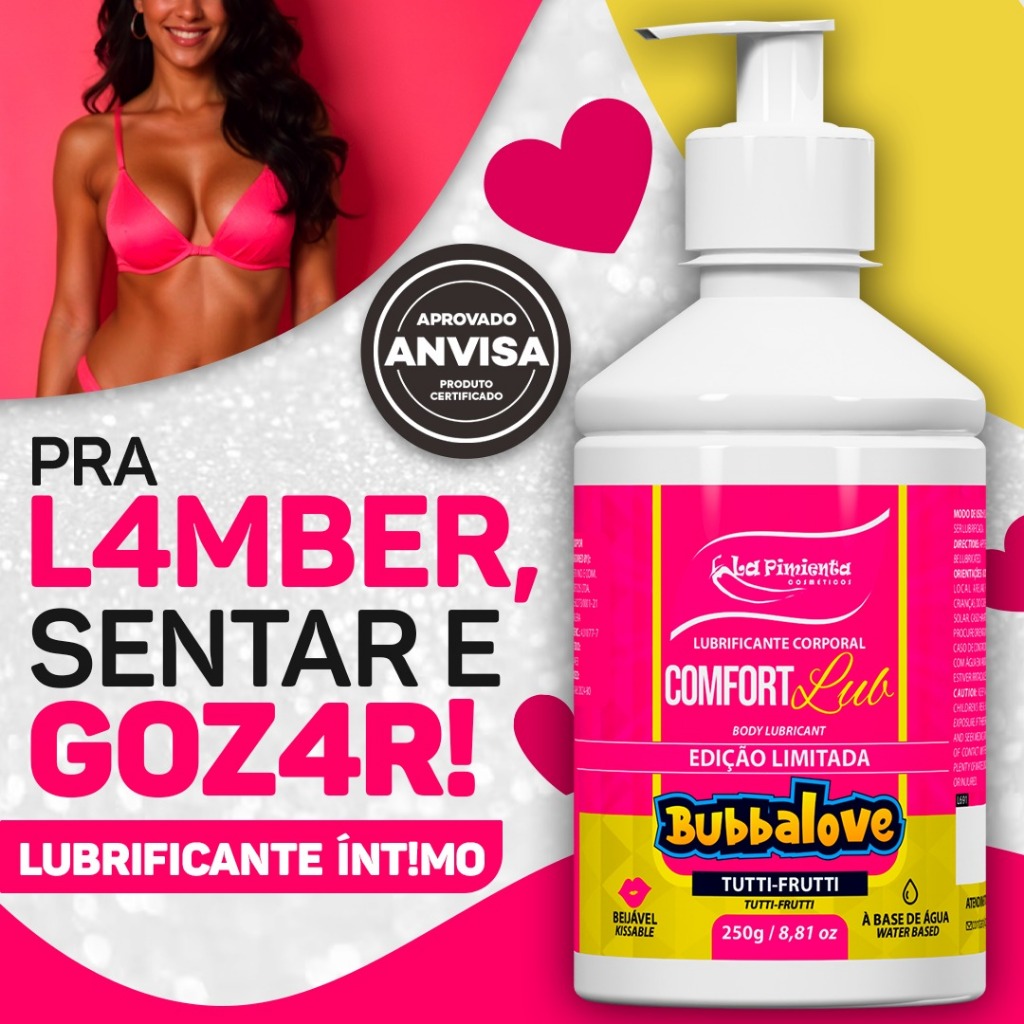 LUBRIFICANTE ÍNTIMO LAPILOVE SABORES DE CHICLETE • PRA LAMBER, SENTAR E G😍ZAR SEM MEDO