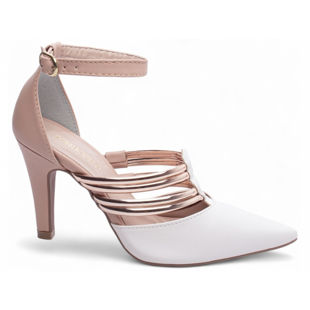 Sapato Scarpin Feminino Noiva Salto Fino 9 cm Scarpin Casamento ...