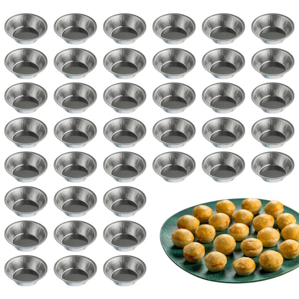 Kit Forma Empada Tamanho N°0 Mini Empadinha Forminha Doce Salgado Festa