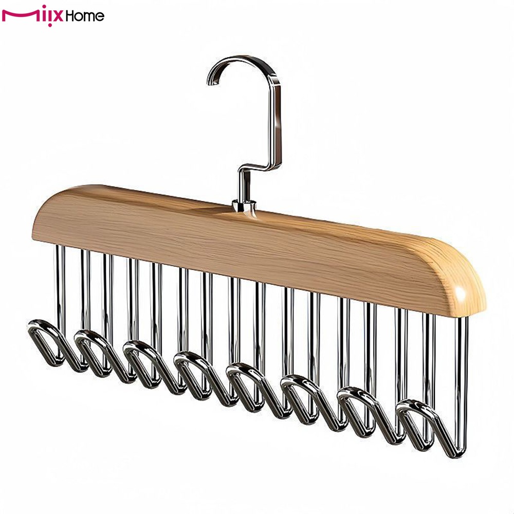 Cabide de Aço Inox 8 Ganchos - Multi-uso para Organizar Roupas e ...