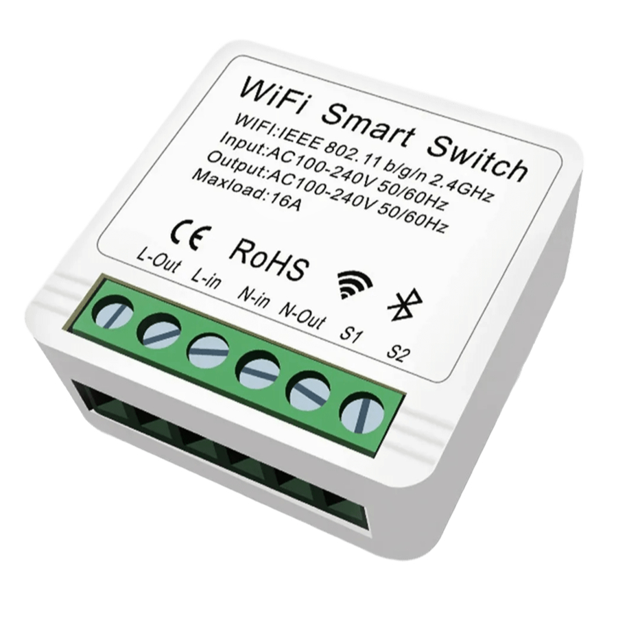 Interruptor Inteligente Wifi Smart Switch 16A Alexa Google Assistant