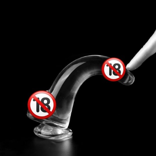 Plugue anal de silicone TPE transparente Tamanho: 3,5*15 cm Peso: 150g