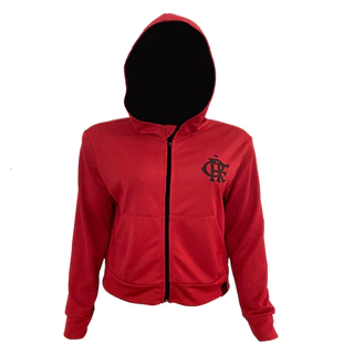 CASACO FLAMENGO FEMININO DRY ACADEMIA (VERMELHO)