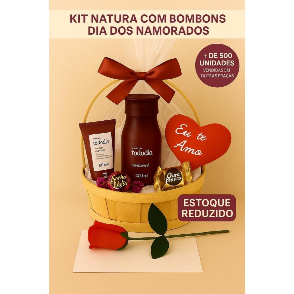 Kit Natura Dia dos Namorados –Creme Corporal + Creme para as Mãos ...