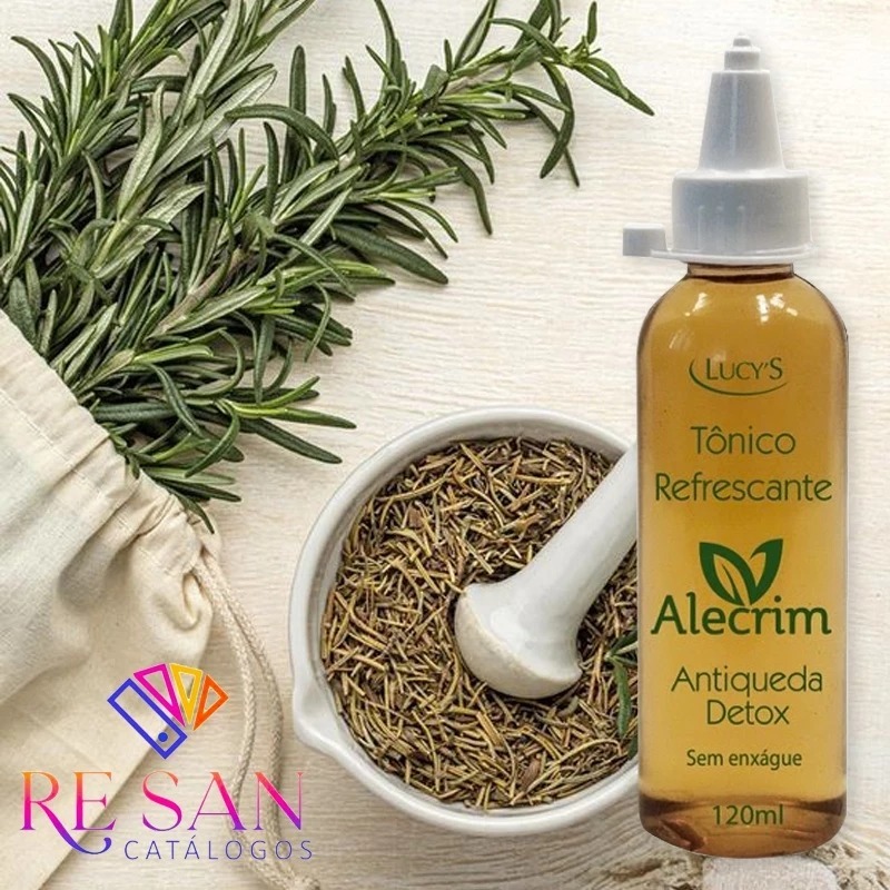 Tônico Capilar Alecrim Antiqueda - 120ml | Shopee Brasil