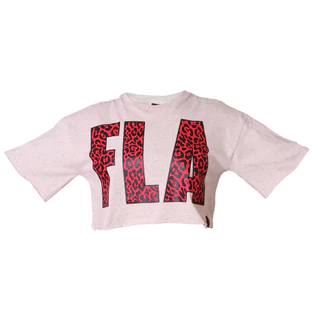 CROPPED FLAMENGO ONCINHA (MESCLA)