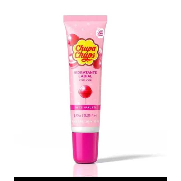kit c/2 Hidratante Labial Chupa Chups Tutti - Frutti 10g Leve o kit