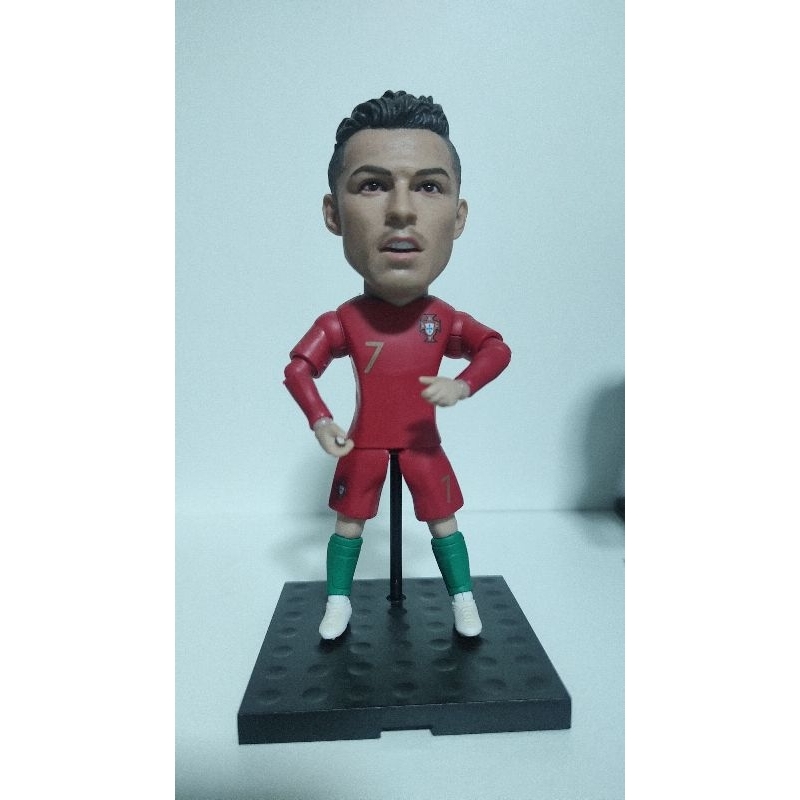 Boneco Mini craque Cristiano Ronaldo CR7 Portugal 12cm | Shopee Brasil