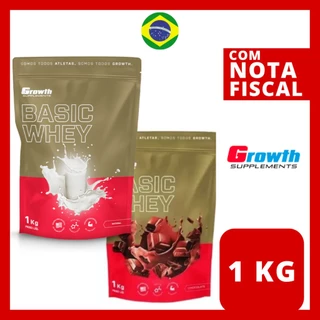 Whey Protein Growth Basic 1kg Original - Envio Imediato