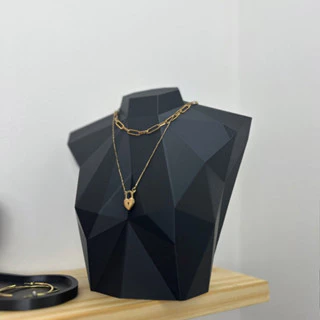 Expositor de Joias para Colares e Chocker Busto - Suporte para Joias e Bijuterias