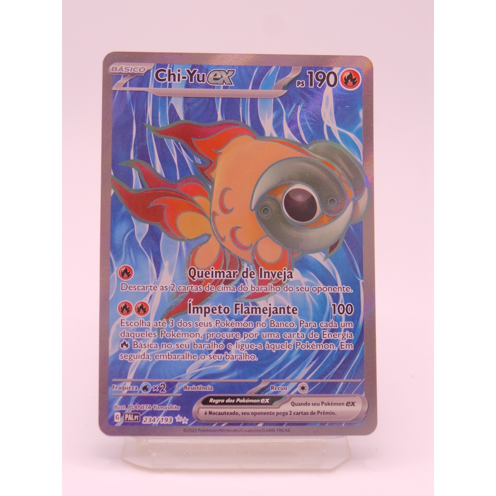 和えて Carta Pokémon Chi-Yu EX (234/193) Original 2023 Nova | Shopee Brasil