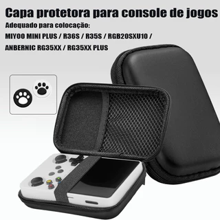 Case EVA Rígido para Console Portátil MIYOO MINI PLUS, R36S, R35S, RG35XX Plus e Outros | Proteção Antichoque em Oferta na Shopee