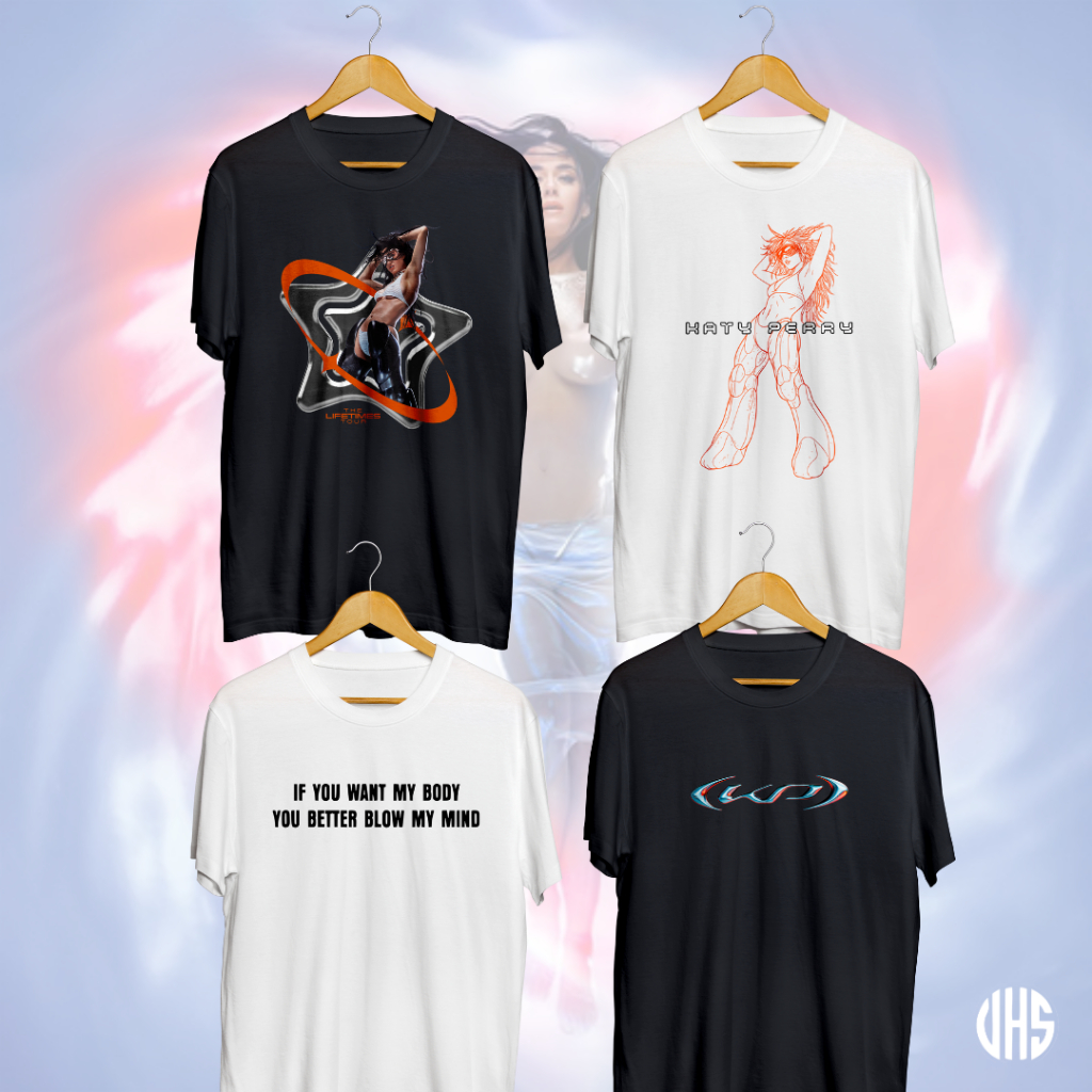 Camisa Katy Perry The Lifetimes Tour Merch Algodão Unissex