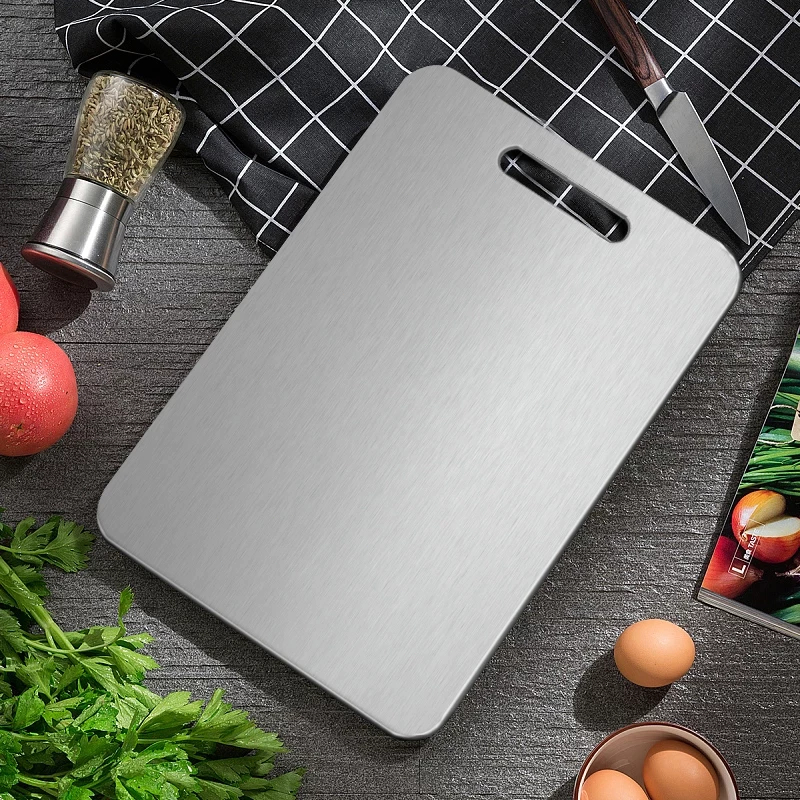 Imagem do produto Tábua De Corte 304 Aço Inoxidável Antibacteriana À Prova De Mofo 46 cm tábua de cozinha 1