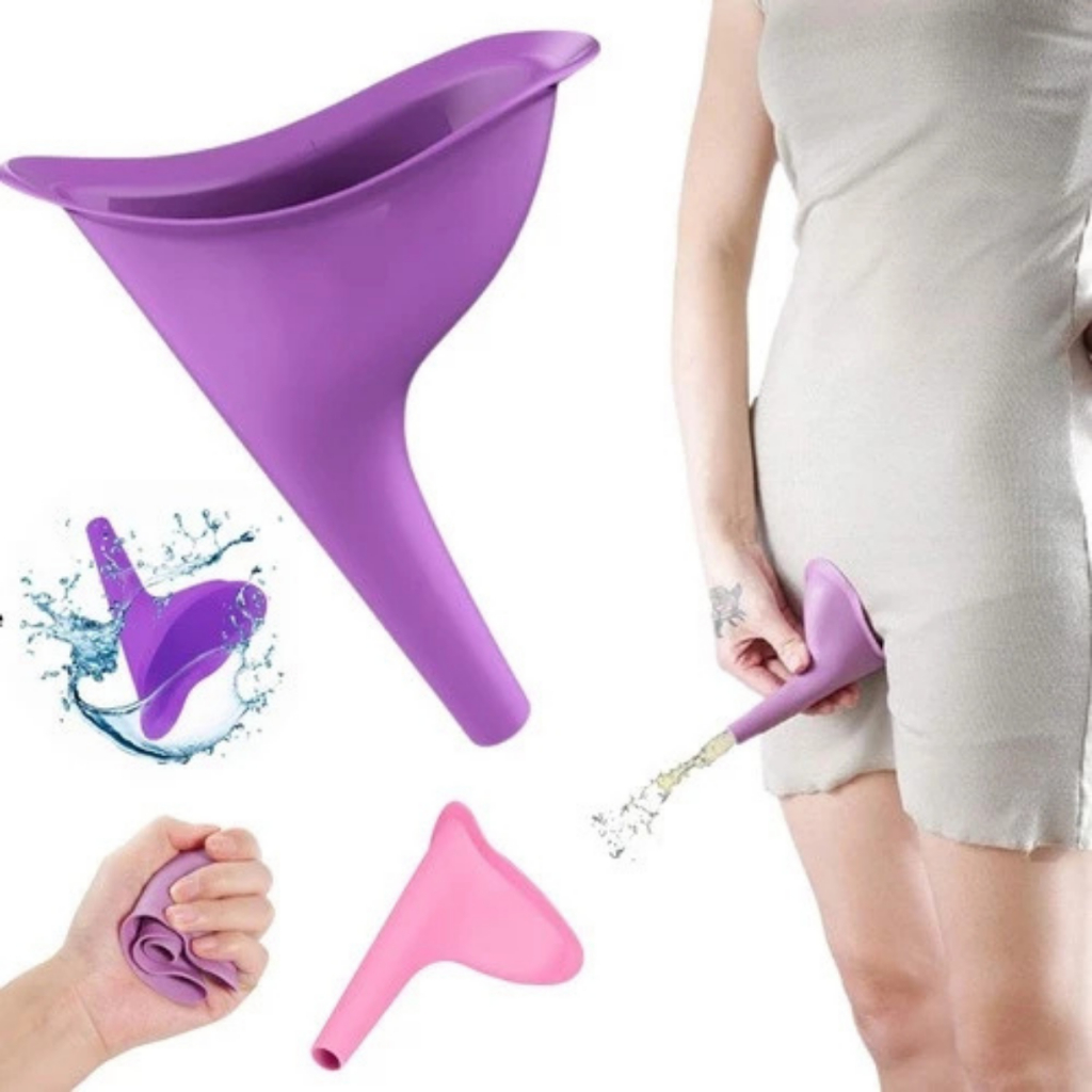 Silicone para Urinol Feminino Para Fazer Xixi Em Pé Festa