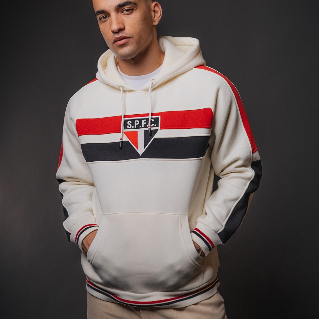 Camisa São Paulo 2005 Retrô Mundial Manga Longa Branca