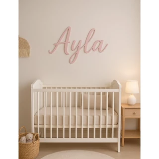 Nome Personalizado Decorativo para Quarto de Bebê ou Infantil