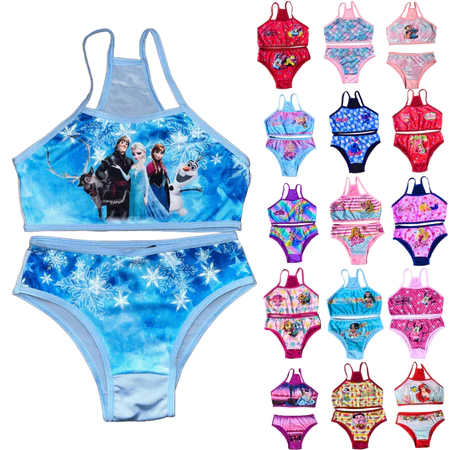 Conjunto com 2 peças sublimado infantil menina 