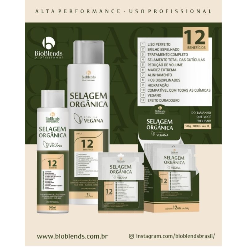 Selagem orgânica Bioblend 300g | Shopee Brasil